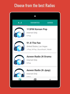 K-POP Radio android App screenshot 0